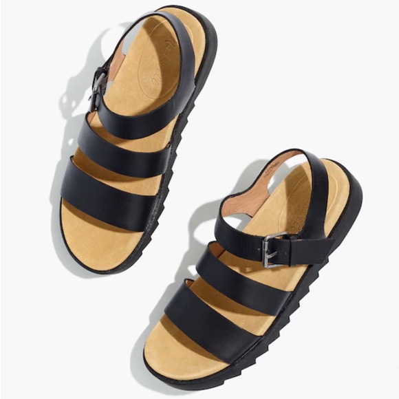 Madewell Shoes - Madewell Addie Black Leather Sandals